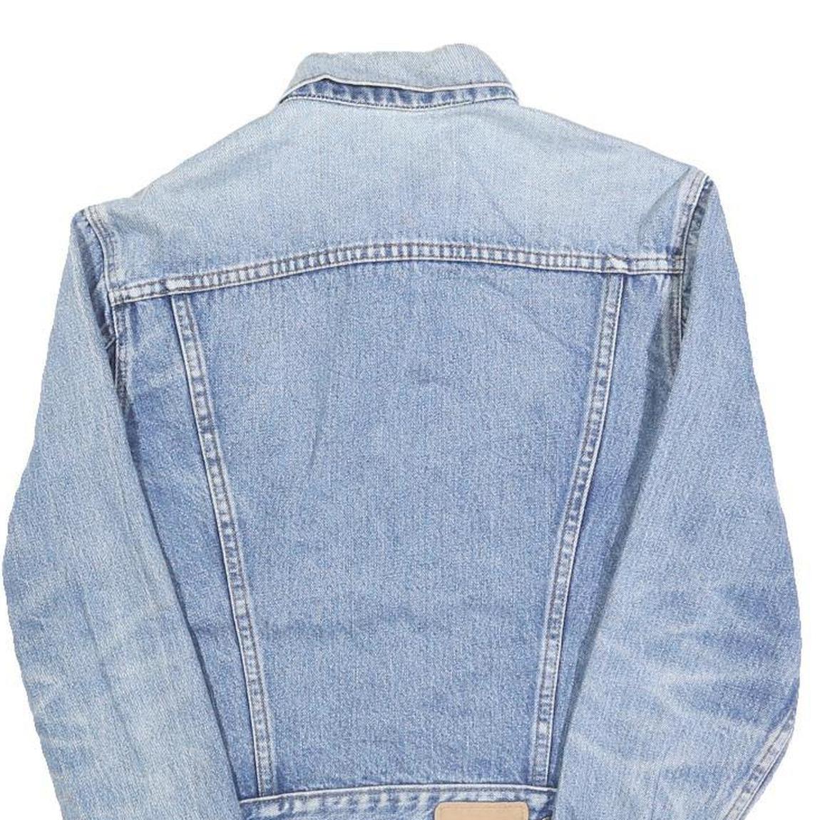 LEVI'S Mens Blue Denim Jacket XS Cotton Classic Button Closure Vintage Style