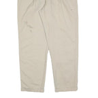 TOMMY HILFIGER Mens Beige Cotton Blend Regular Straight Trousers W36 L30 Classic
