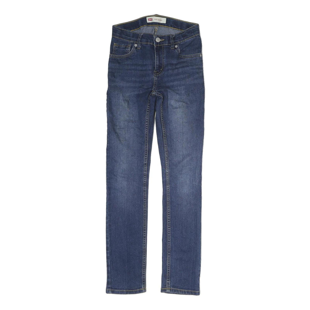 LEVI'S 510 Womens Slim Skinny Denim Dark W25 L26 Stretch Zip Jeans