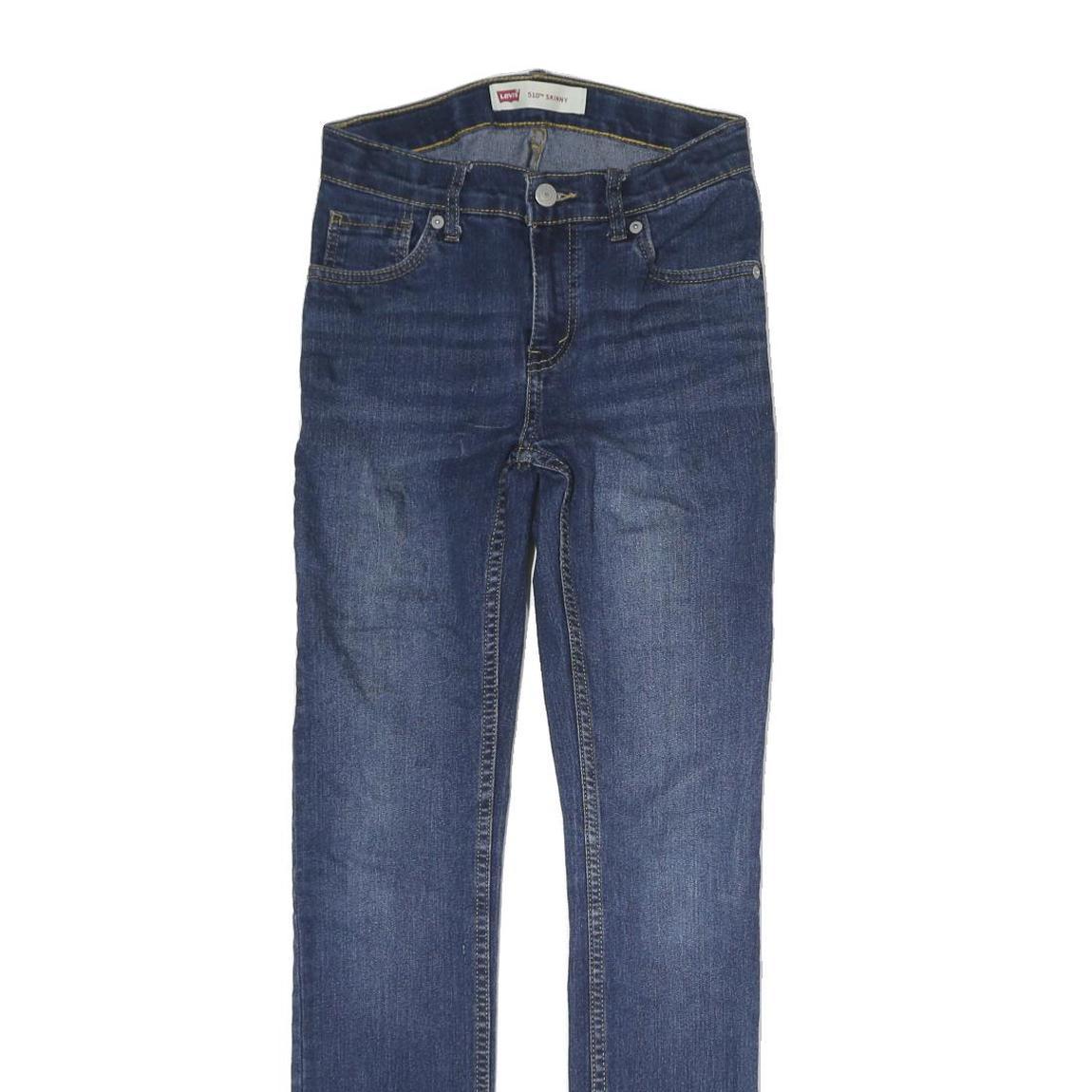 LEVI'S 510 Womens Slim Skinny Denim Dark W25 L26 Stretch Zip Jeans