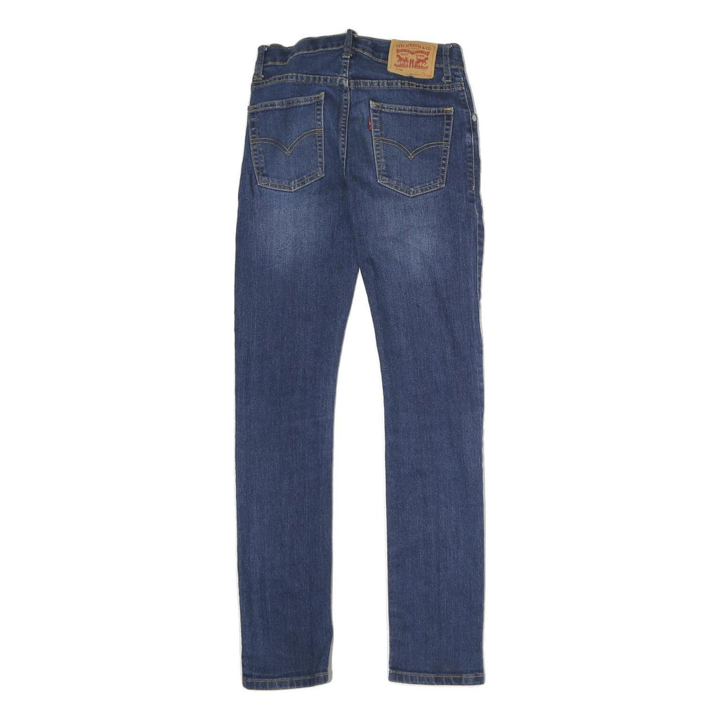 LEVI'S 510 Womens Slim Skinny Denim Dark W25 L26 Stretch Zip Jeans