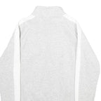 PUMA Mens Grey & White Cotton Blend Zip Jacket S Casual Sportswear Track