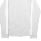 PUMA Mens Grey & White Cotton Blend Zip Jacket S Casual Sportswear Track