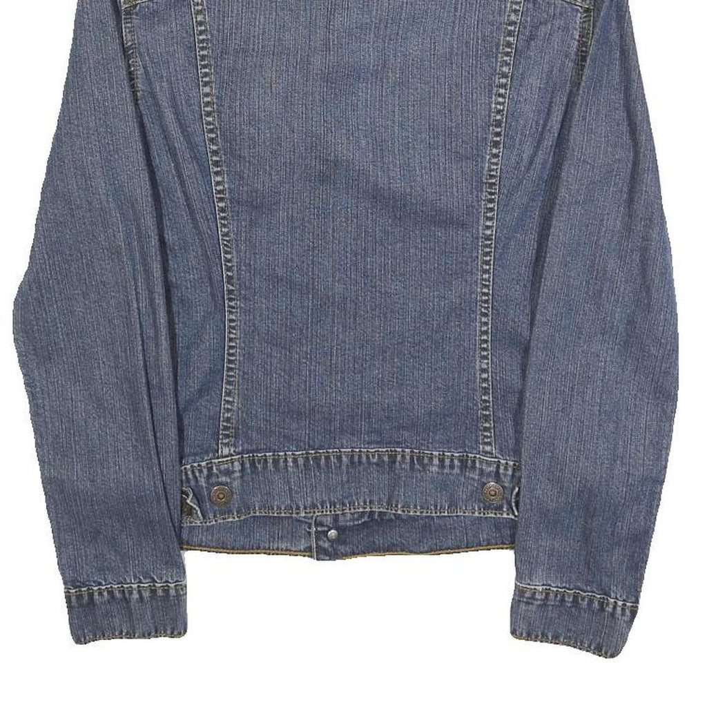LEVI'S Womens Blue Denim Button Jacket M Cotton Classic Casual Outerwear
