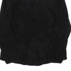 FILA Mens Black & Purple Zip Fleece Jacket L Polyester Blend Casual Outdoor Warm