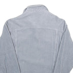 ZARA Womens Blue Cotton Corduroy Button Jacket XS Casual Lightweight Outerwear