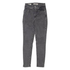 LEVI'S 721 High Rise Womens Jeans Grey Regular Skinny W24 L27