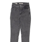LEVI'S 721 High Rise Womens Jeans Grey Regular Skinny W24 L27