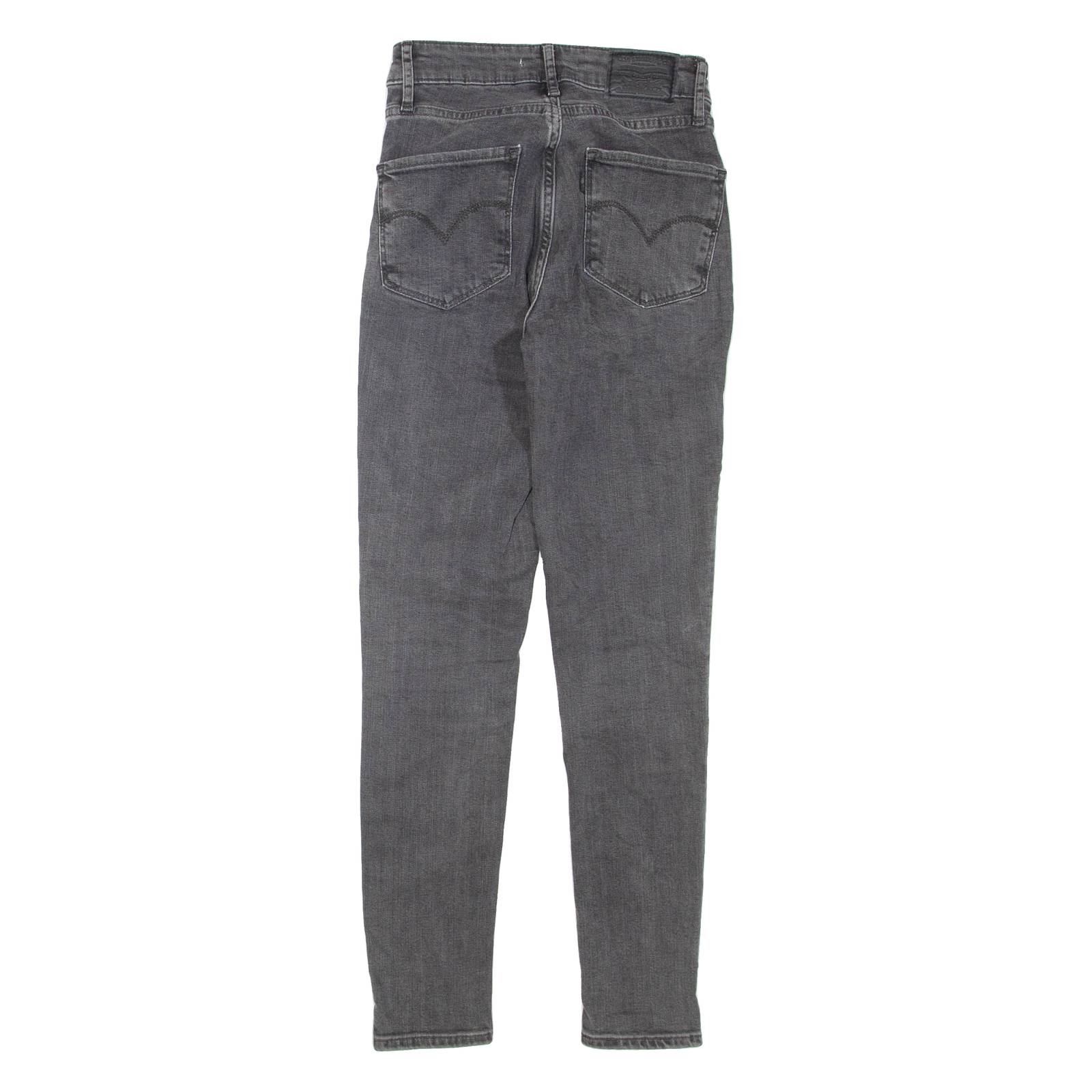 LEVI'S 721 High Rise Womens Jeans Grey Regular Skinny W24 L27