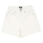 NY JEANS Womens Shorts White S W28 Cotton Blend Casual Summer Style