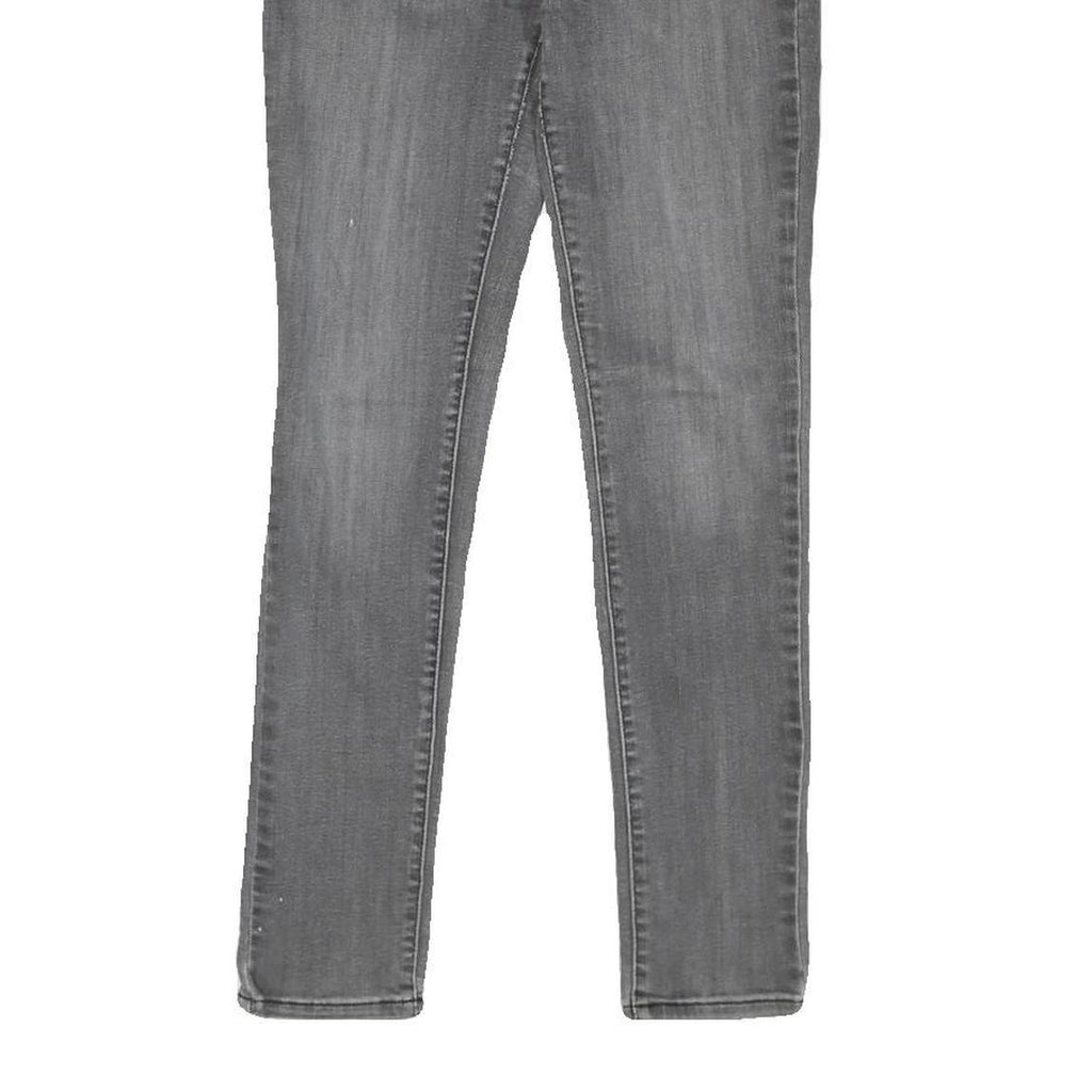 LEVI'S Womens Regular Fit Skinny Denim Jeans Grey W25 L26 Stylish Comfortable