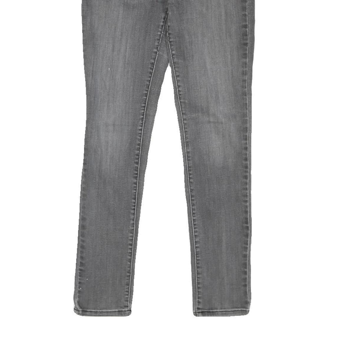 LEVI'S Womens Regular Fit Skinny Denim Jeans Grey W25 L26 Stylish Comfortable