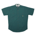 CHAPS RALPH LAUREN Mens Green Button Down Shirt M Cotton Classic Casual