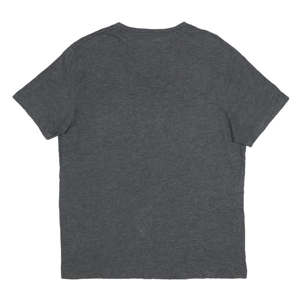 LEVI'S Mens Grey Cotton Blend V-Neck T-Shirt L Pocket Casual