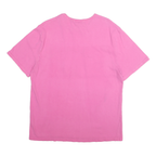 CHAMPION Mens Pink Graphic T-Shirt L Short Sleeve Crew Neck Cotton