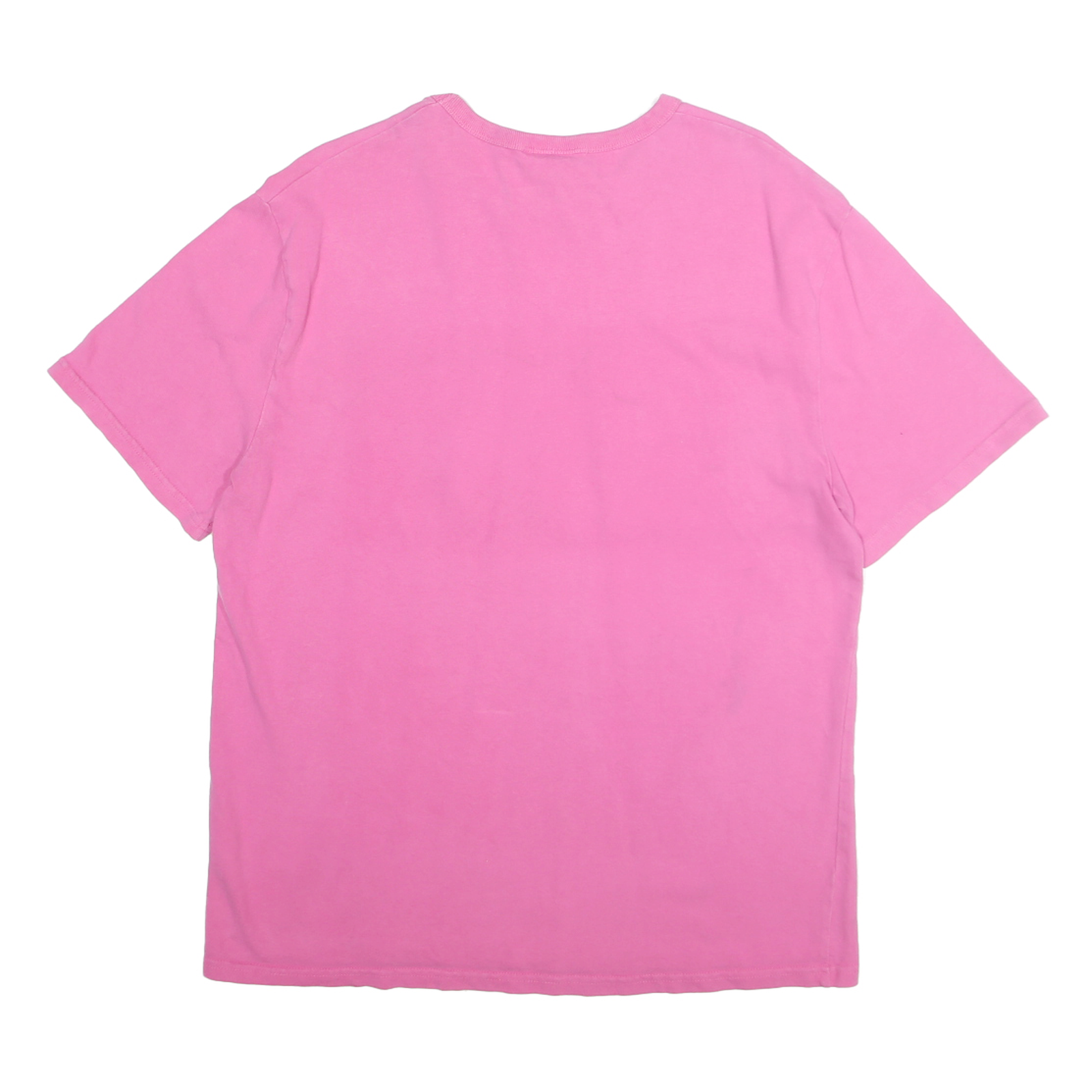 CHAMPION Mens Pink Graphic T-Shirt L Short Sleeve Crew Neck Cotton