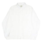 MOJITO Mens White Cotton Shirt 2XL Button-Down Long Sleeve Classic Fit