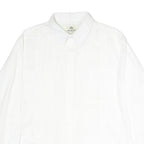 MOJITO Mens White Cotton Shirt 2XL Button-Down Long Sleeve Classic Fit