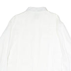 MOJITO Mens White Cotton Shirt 2XL Button-Down Long Sleeve Classic Fit