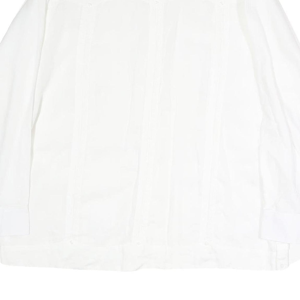 MOJITO Mens White Cotton Shirt 2XL Button-Down Long Sleeve Classic Fit