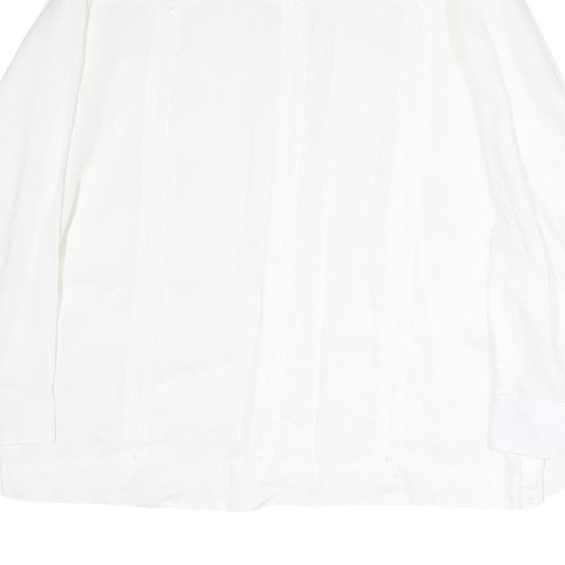 MOJITO Mens White Cotton Shirt 2XL Button-Down Long Sleeve Classic Fit