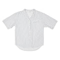 SFUMATURE Womens Shirt White Striped S