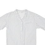 SFUMATURE Womens Shirt White Striped S