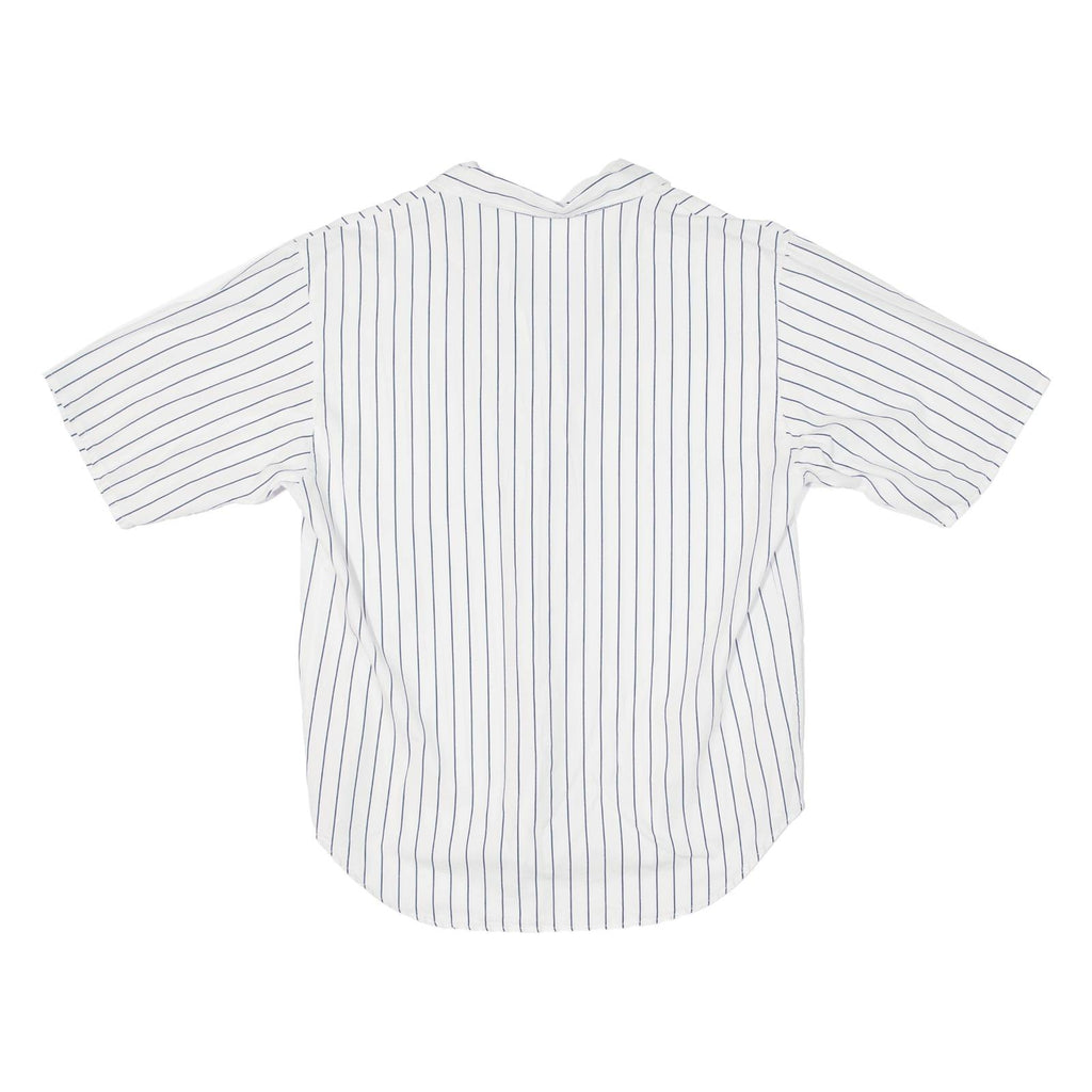 SFUMATURE Womens Shirt White Striped S
