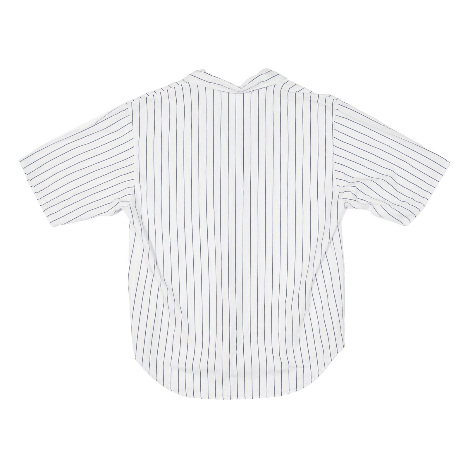SFUMATURE Womens Shirt White Striped S