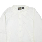 AUBURN Mens Shell Jacket White Nylon L