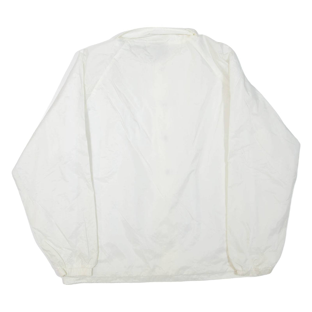 AUBURN Mens Shell Jacket White Nylon L