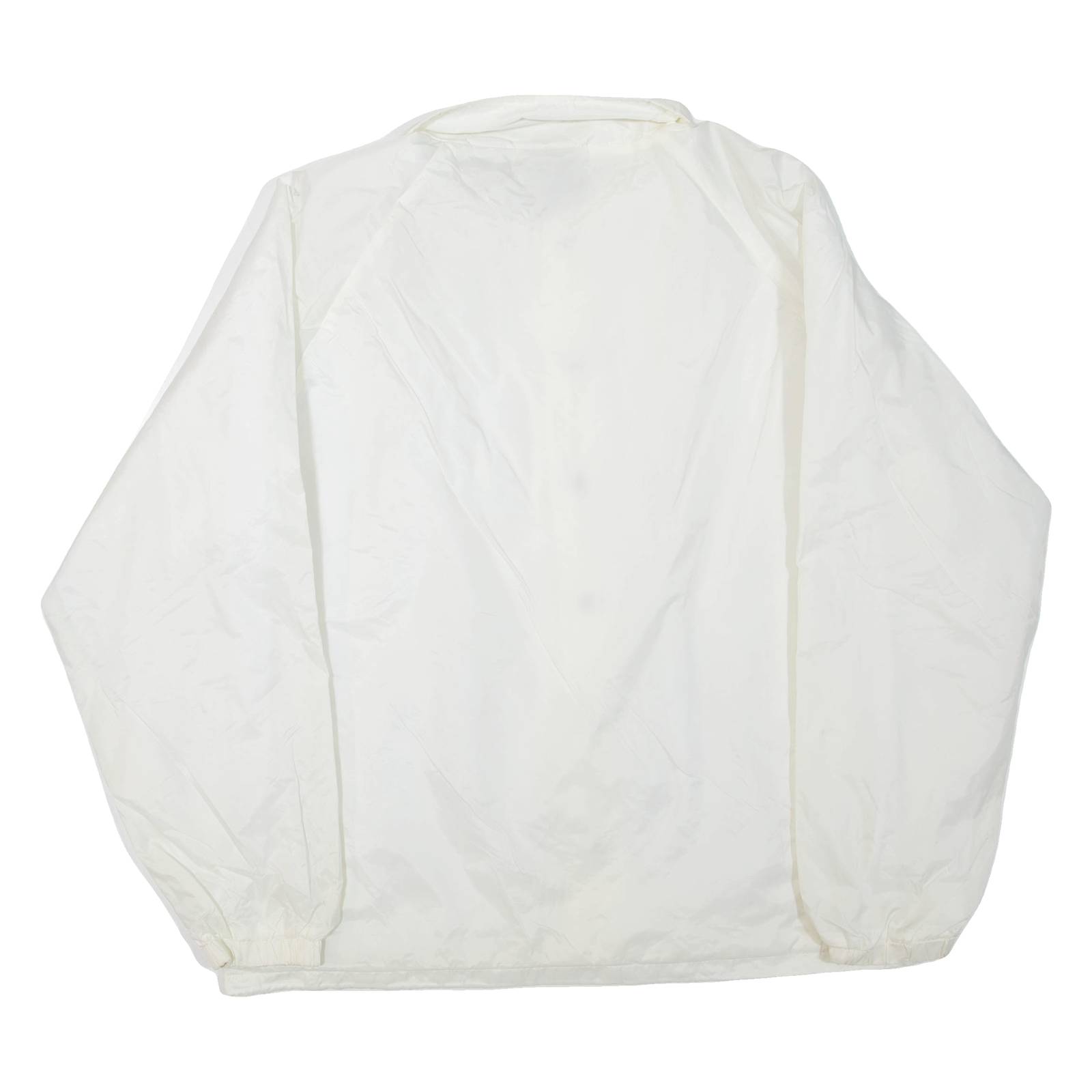 AUBURN Mens Shell Jacket White Nylon L
