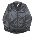 ADIDAS Womens Black Lightweight Zip Jacket S Polyester Plain Sportswear
