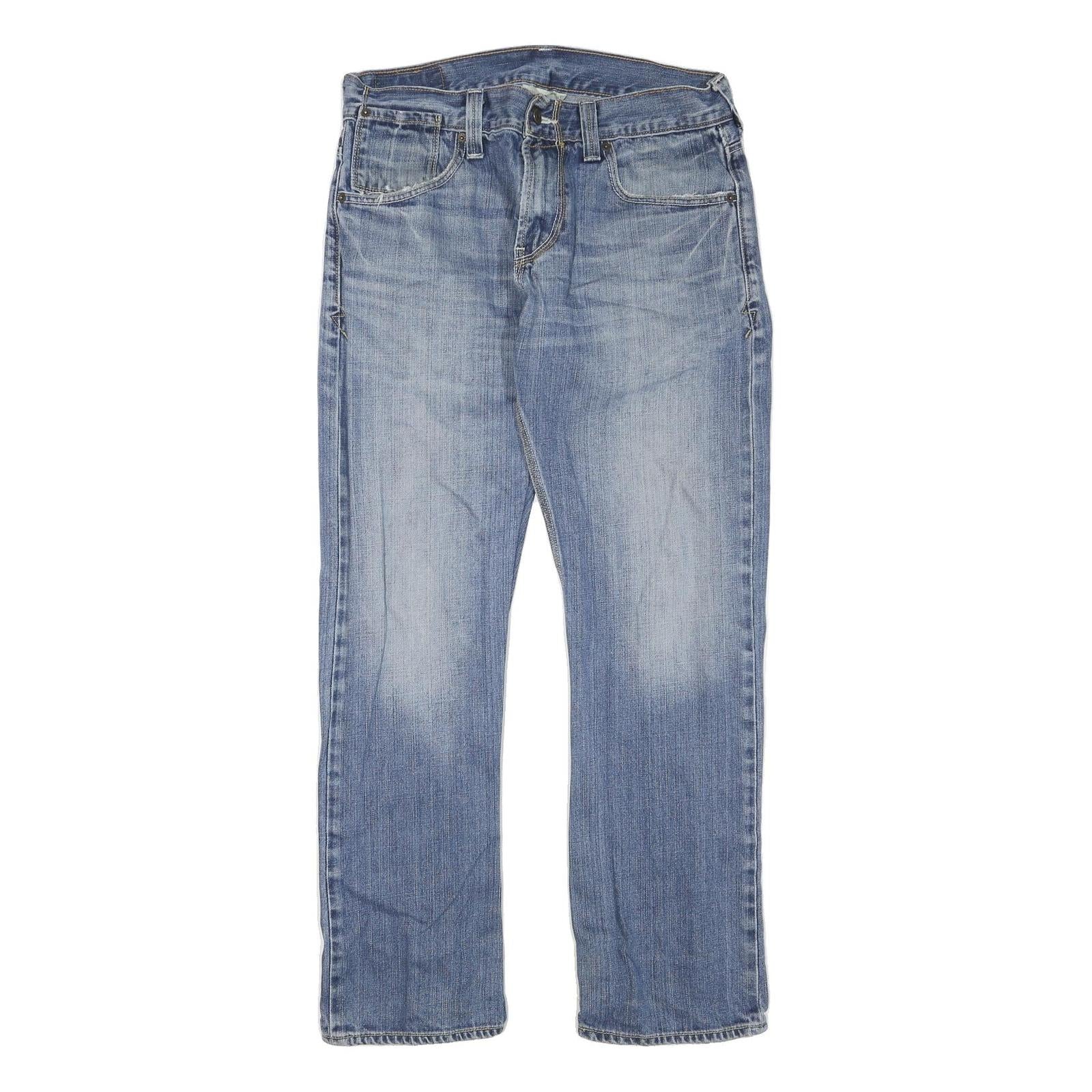 LEVI'S 514 Slim Womens Jeans Blue Regular Slim Denim Medium W32 L30 Classic Fit