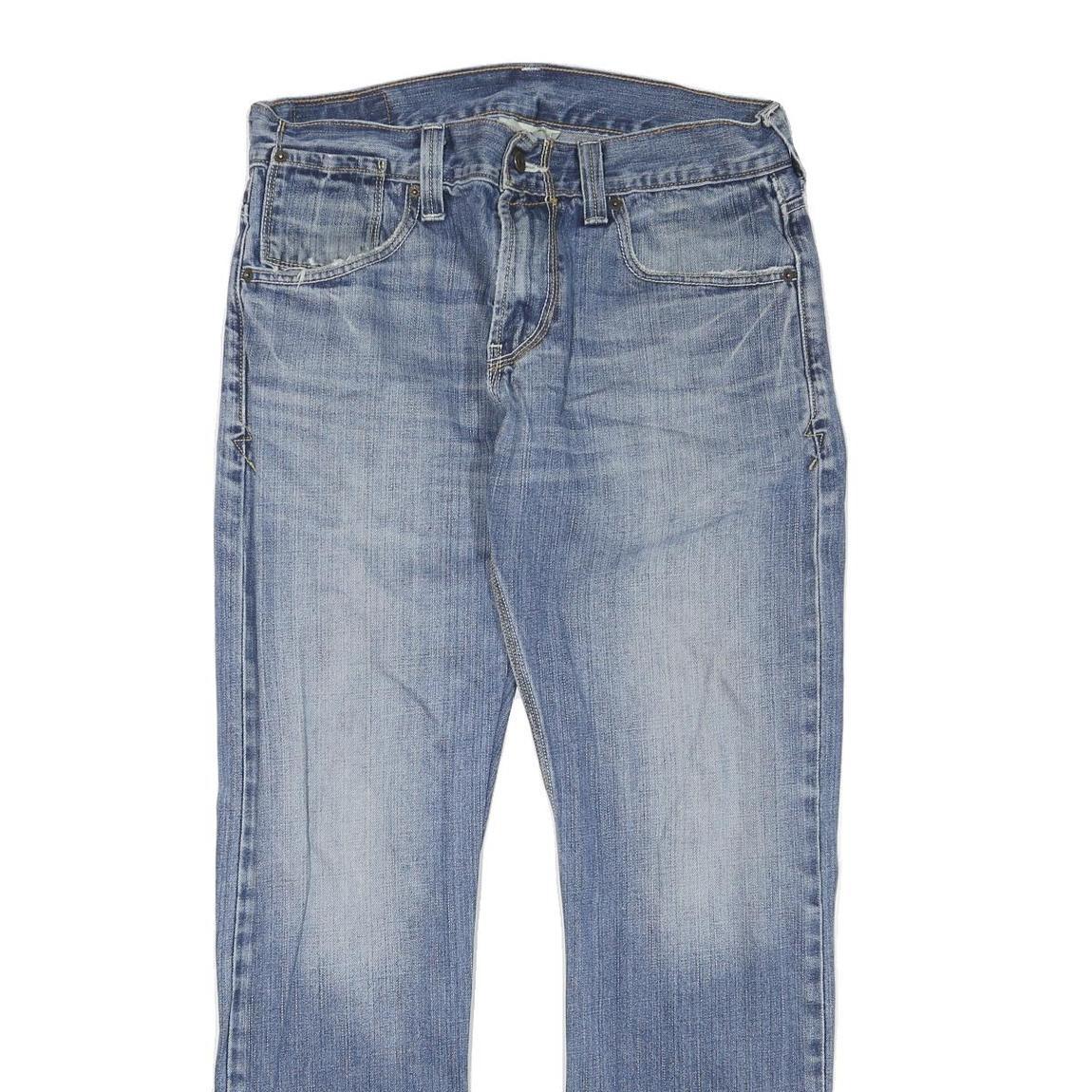 LEVI'S 514 Slim Womens Jeans Blue Regular Slim Denim Medium W32 L30 Classic Fit