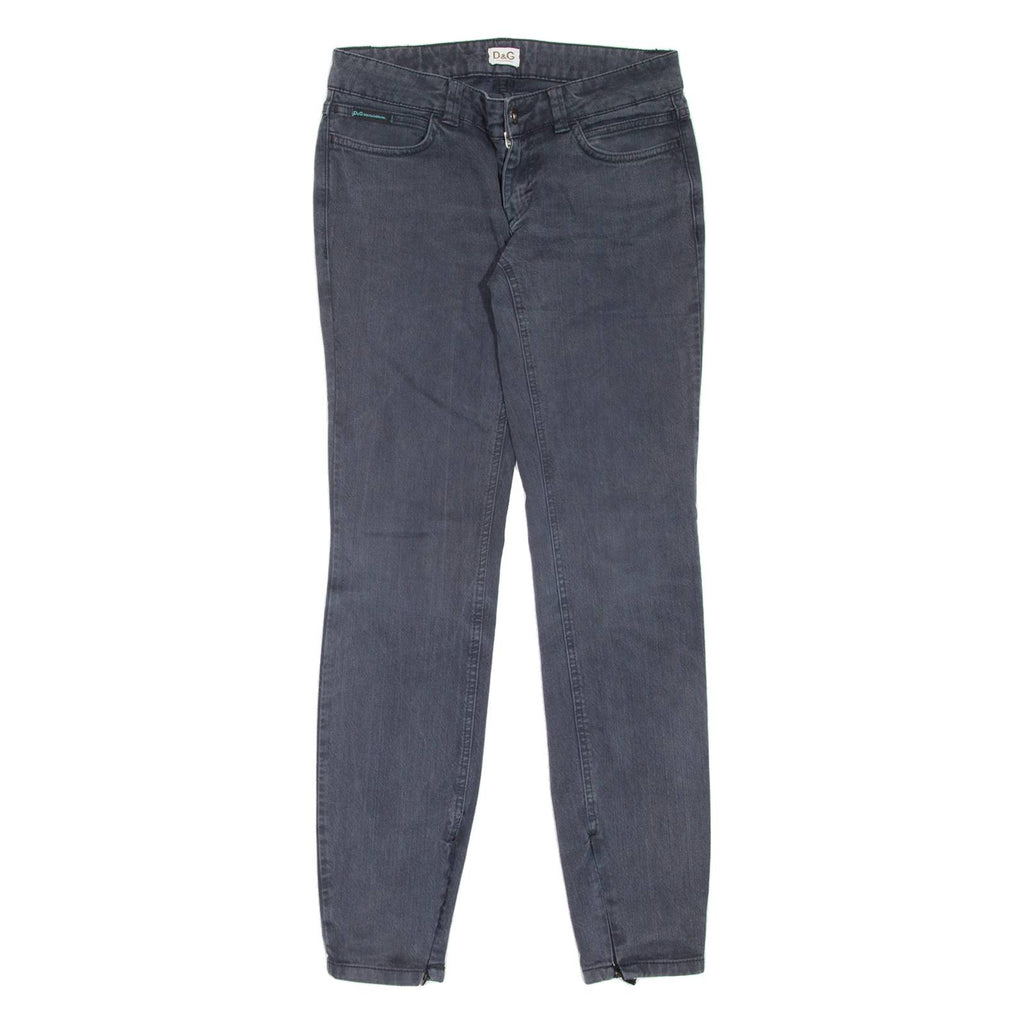 DOLCE & GABBANA Womens Jeans Grey Slim Skinny W27 L30