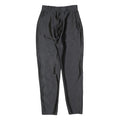 FREE & EASY Womens Slim Black Polyester Blend Slim Trousers W24 L26 Zip Closure