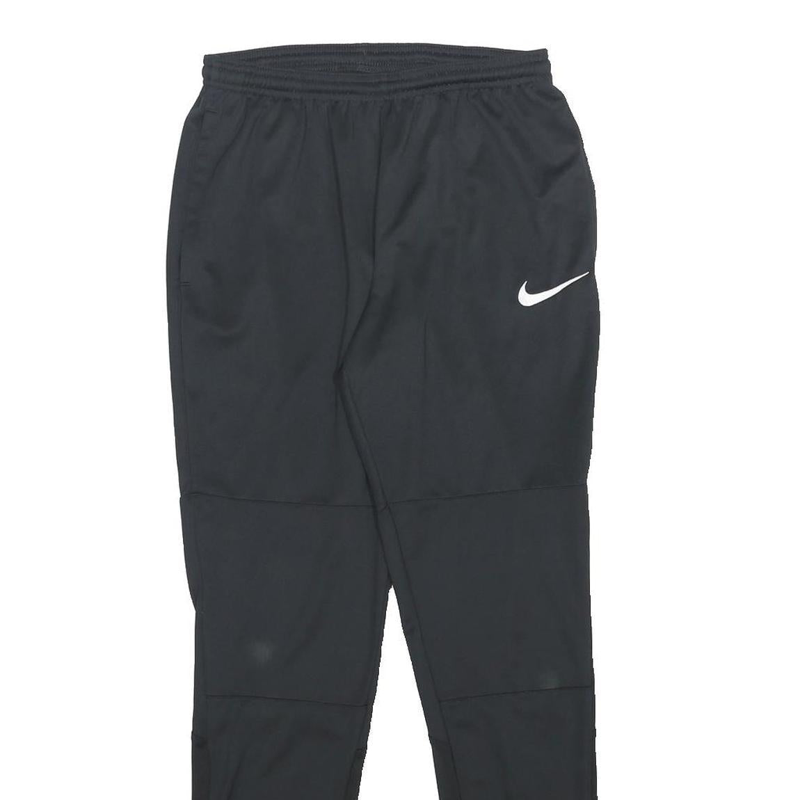 NIKE Mens Joggers Black Slim Tapered S W26 L28 Sport Training Pants Lightweight