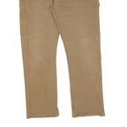 DICKIES Mens Beige Regular Fit Straight Denim Jeans W40 L32 Durable Workwear