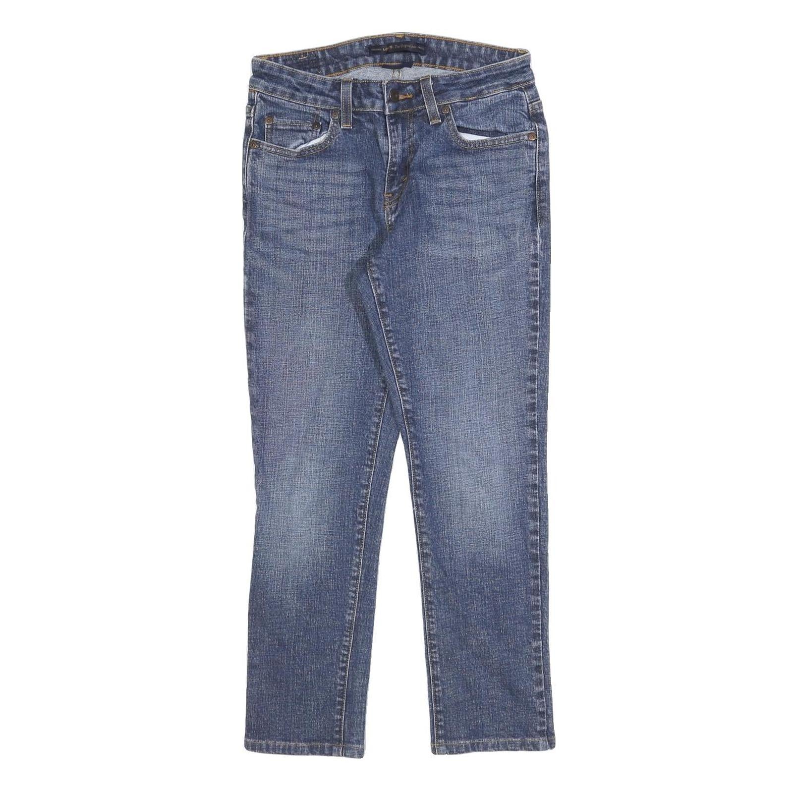 LEVI'S Womens Blue Slim Skinny Denim W28 L26 Cotton Blend Zip Pockets