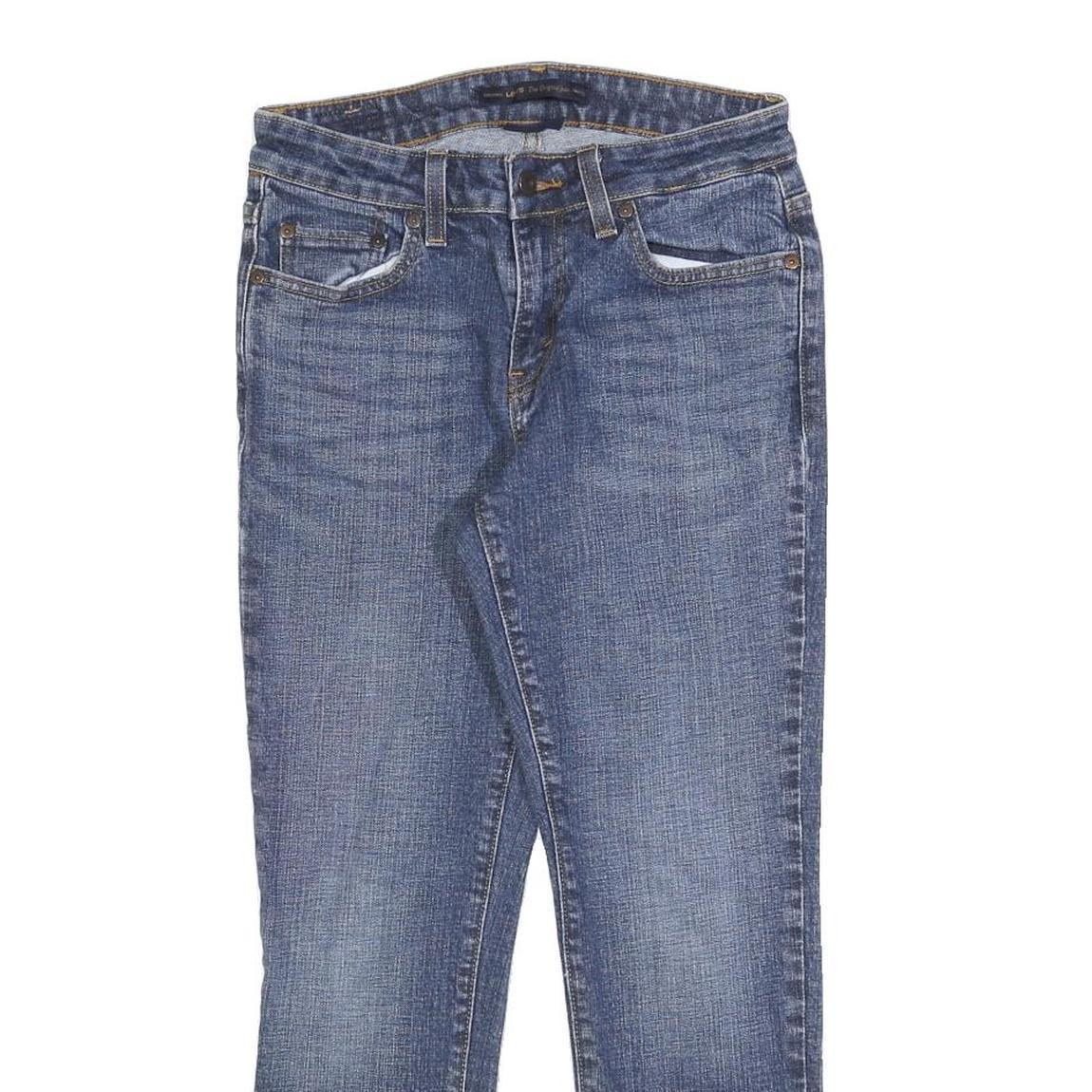 LEVI'S Womens Blue Slim Skinny Denim W28 L26 Cotton Blend Zip Pockets