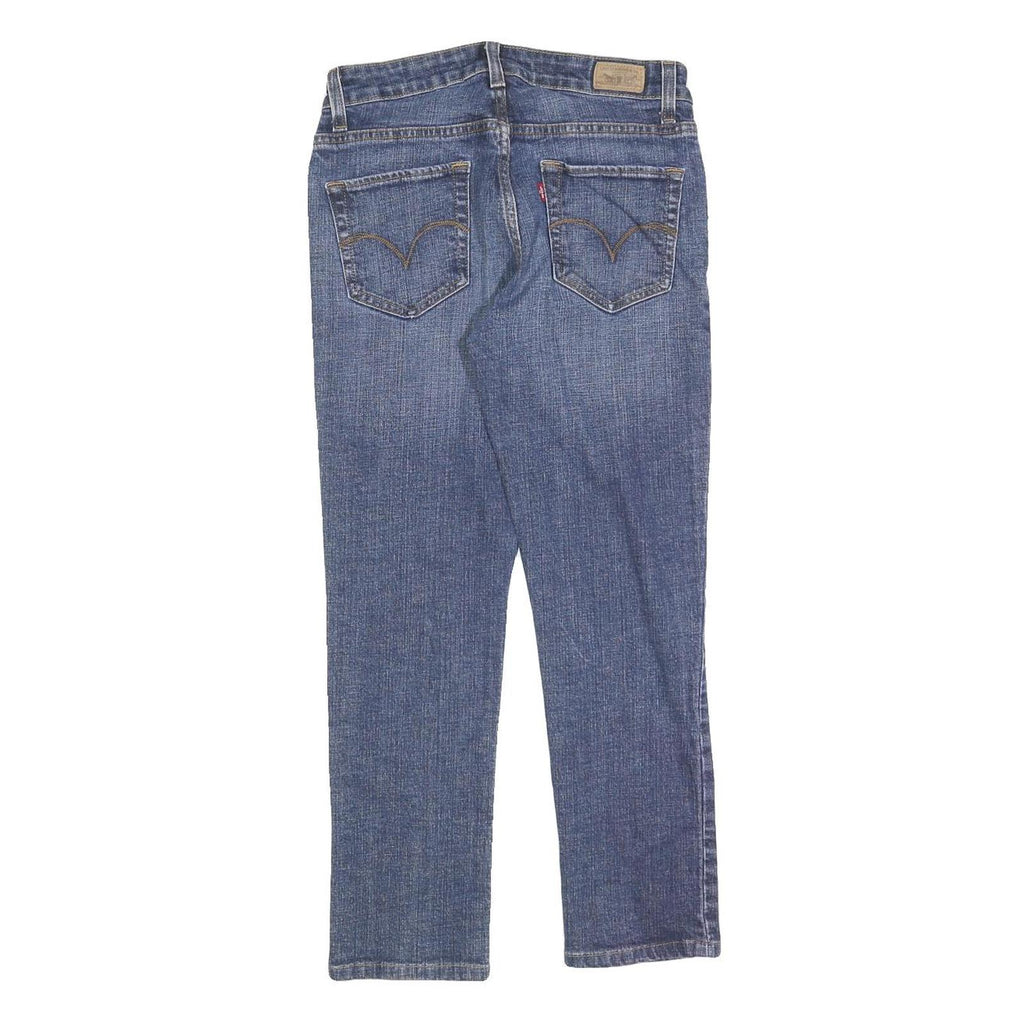 LEVI'S Womens Blue Slim Skinny Denim W28 L26 Cotton Blend Zip Pockets