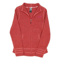 THE NORTH FACE Womens Red Jacket S Polyester Blend Plain Zip Outdoor Casual