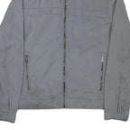 CALVIN KLEIN Mens Grey Nylon Jacket S Plain Zip Casual Lightweight Outerwear