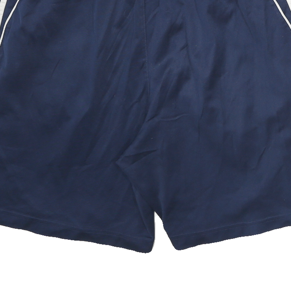 ADIDAS Mens Navy Blue Sports Shorts L W26 Polyester Blend Comfortable Fit