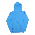 Mens Blue Oxford University Pullover Hoodie S Cotton Blend Casual