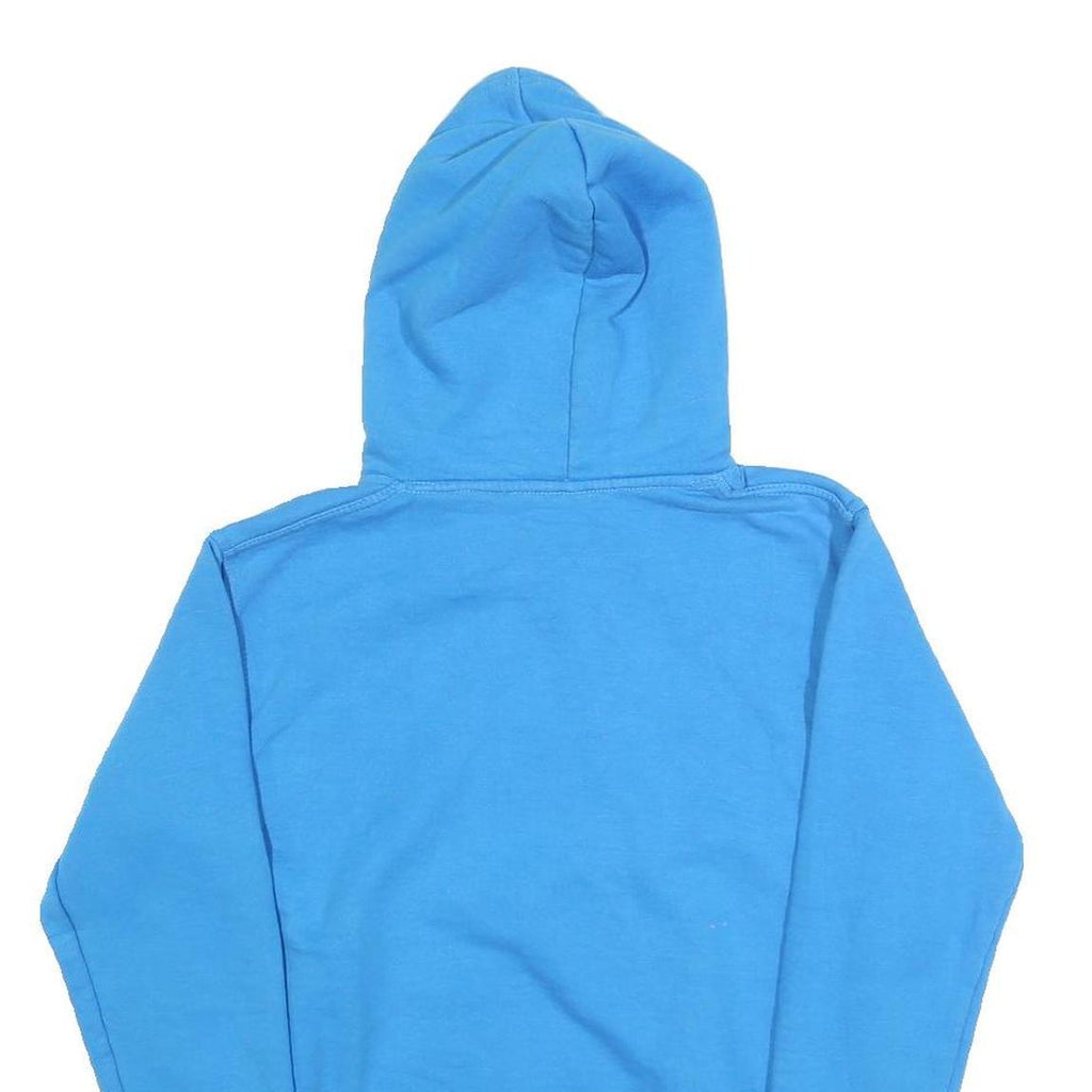 Mens Blue Oxford University Pullover Hoodie S Cotton Blend Casual