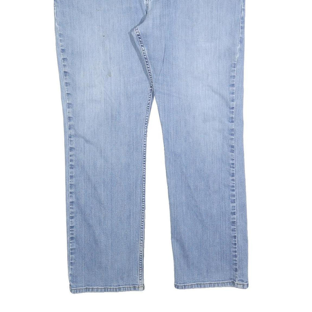 CARHARTT Mens Jeans Light Blue Regular Fit Straight Denim W40 L30 Casual Wear