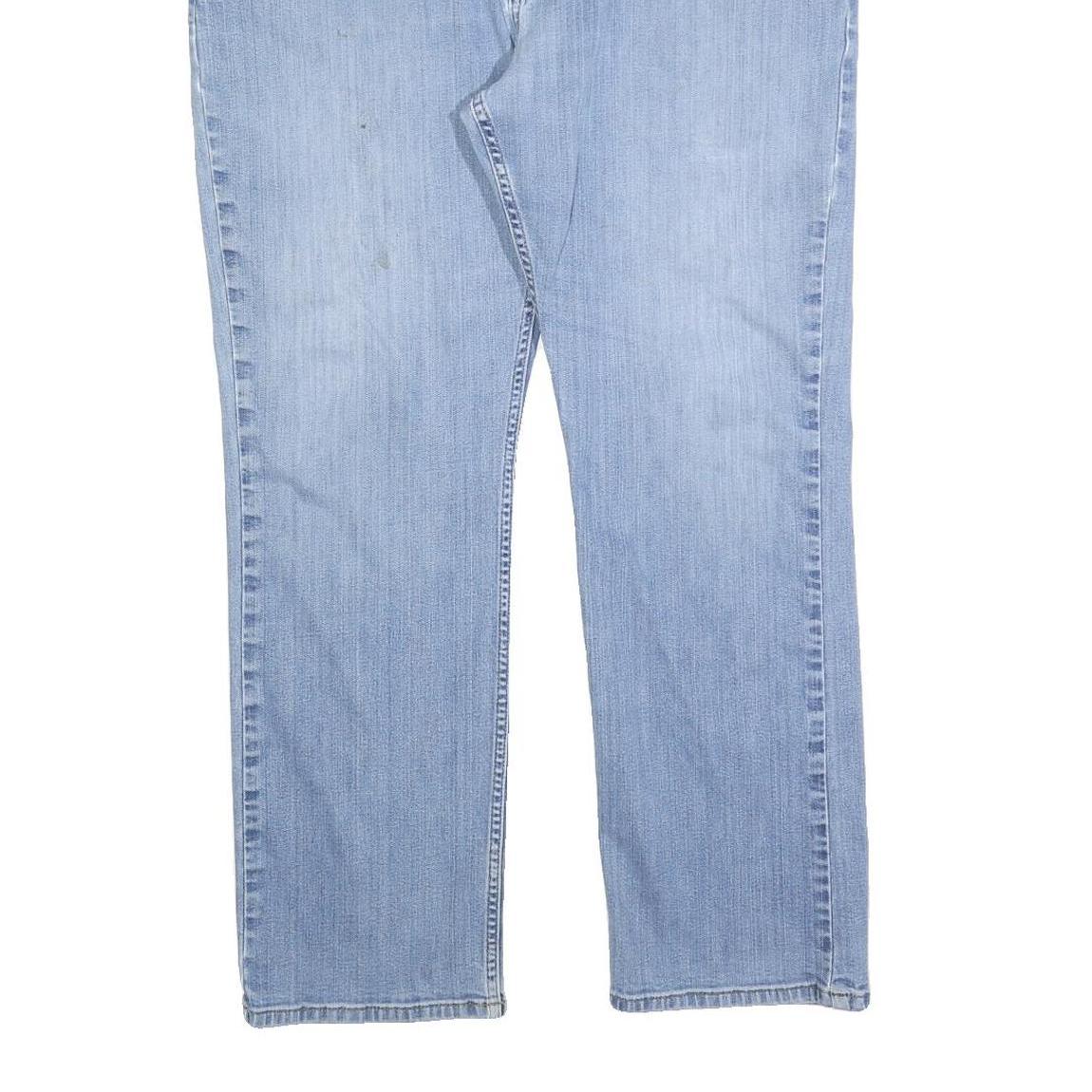 CARHARTT Mens Jeans Light Blue Regular Fit Straight Denim W40 L30 Casual Wear