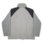 Ralph Lauren Mens Grey & Black Nylon Zip Jacket S Outdoor Plain Lightweight